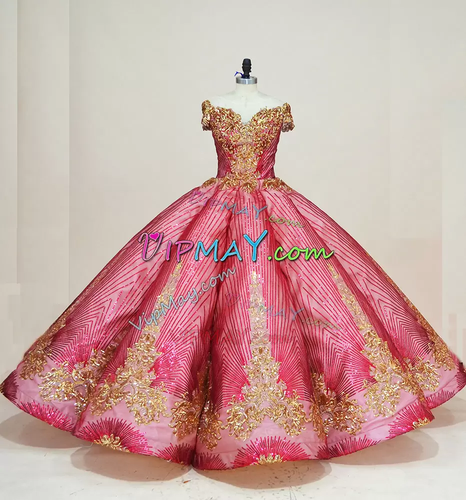 sparkly quinceanera dress,red and gold quinceanera dress,sequined bodice quinceanera dress,sequined quinceanera dress,big ball gown quinceanera dress,princess ball gown quinceanera dress,sequin ball gown charro quinceanera dress,quinceanera dress that are really puffy,pretty puffy quinceanera dress,puffy skirt quinceanera dress,off shoulder quinceanera dress,off the shoulder quinceanera dress,quinceanera dress midi cap sleeve,