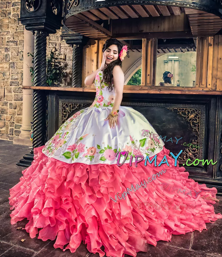 customize your own quinceanera dress,customize quinceanera dress online,mexican quinceanera charro dress,charro quinceanera dress for sale,ruffled charro quinceanera dress,white and red quinceanera dress,white quinceanera dress,quinceanera dress with reffules,sweet 16 dress with embroidery,quinceanera dress with embroidery,embroidered quinceanera dress,floral embroidered quinceanera dress,organza and satin quinceanera dress,mariachi quinceanera dress,