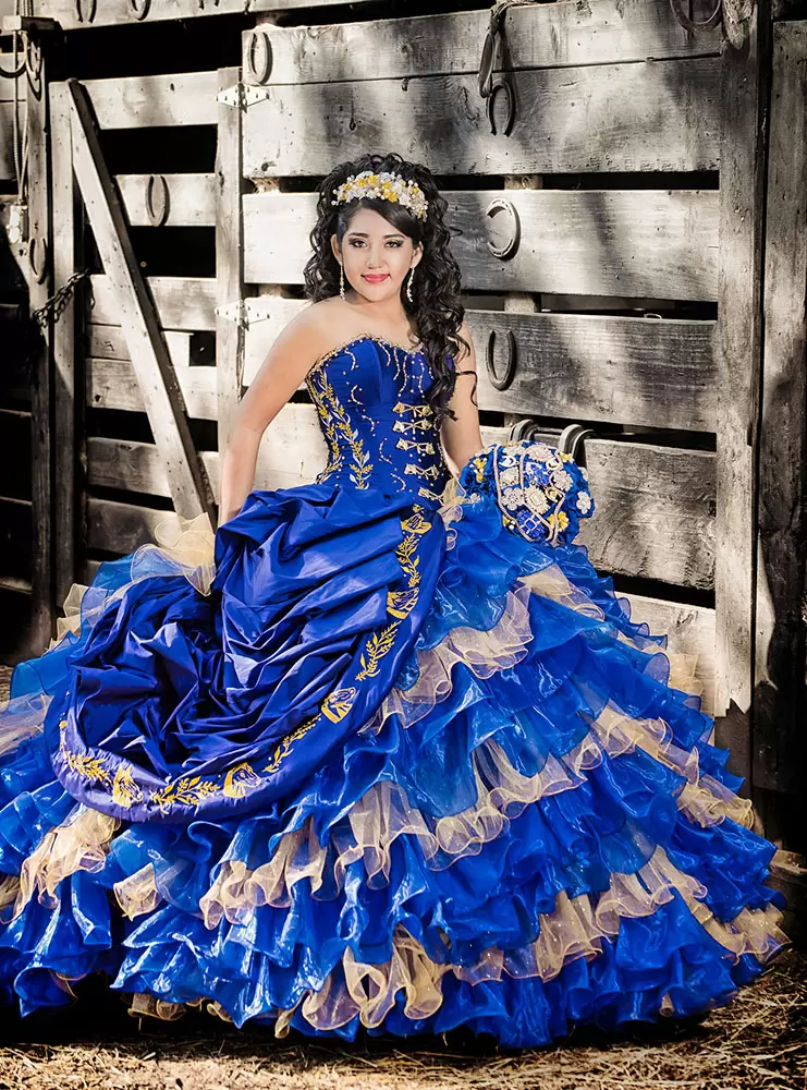 taffeta quinceanera dress,royal blue and gold quinceanera dress,quinceanera dress with embroidery,in royal blue quinceanera dress,royal blue quinceanera dress,pretty puffy quinceanera dress,embroidery quinceanera dress,ruffled organza quinceanera dress,taffeta and organza quinceanera dress,