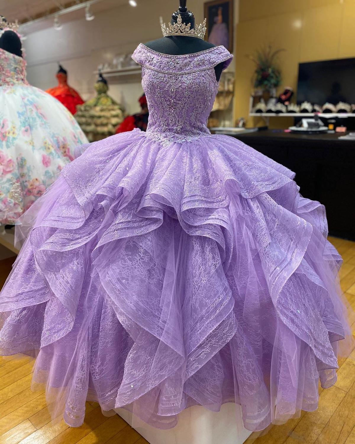 lavender quinceanera dress extra puffy,places to fix quinceanera dress,vintage lace dress for quinceanera,sexy princess lace quinceanera dress,lace quinceanera dress,off shoulder quinceanera dress,ruffled skirt quinceanera dress,quinceanera dress lace puffy elegant,2021 quinceanera dress,