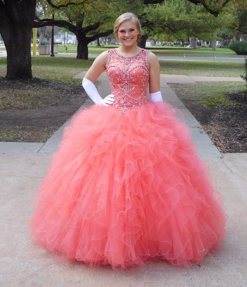 sweet 16 dress under 200,most popular quinceanera dress,quinceanera dress halter tops coral,coral red quinceanera dress,illusion neck quinceanera dress,halter neckline quinceanera dress,corset sweet 16 dress,sweet sixteen dress with ruffles,ruffled skirt quinceanera dress,cheap quinceanera gown under 200 dollars,