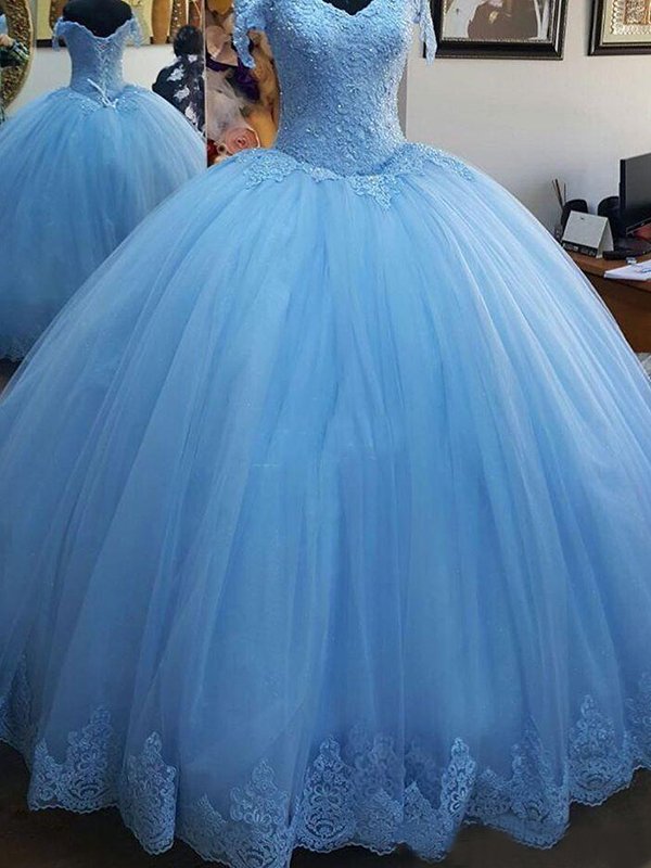 ready to ship quinceanera dresses,sky blue quinceanera dress,off the shoulder sweet 16 dress,lace top quinceanera dress,tulle skirt quinceanera dress,quinceanera dress free shipping,cap sleeves quinceanera dress,cheap quinceanera gown under 200 dollars,quinceanera dress fast shipping,