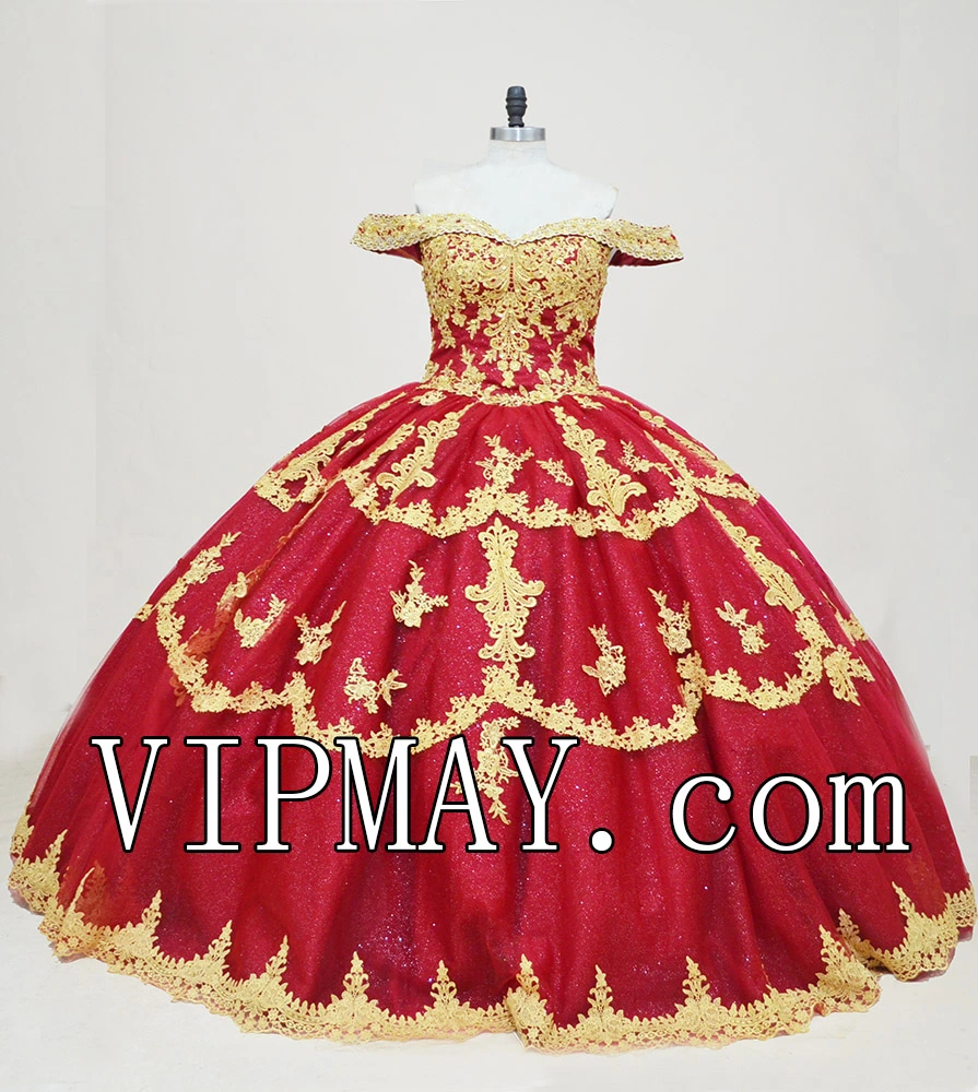 ready to ship quinceanera dresses,customize your own quinceanera dress,wine red quinceanera dress,red and gold quinceanera dress,off shoulder quinceanera dress,quinceanera dress with applique,2021 quinceanera dress,