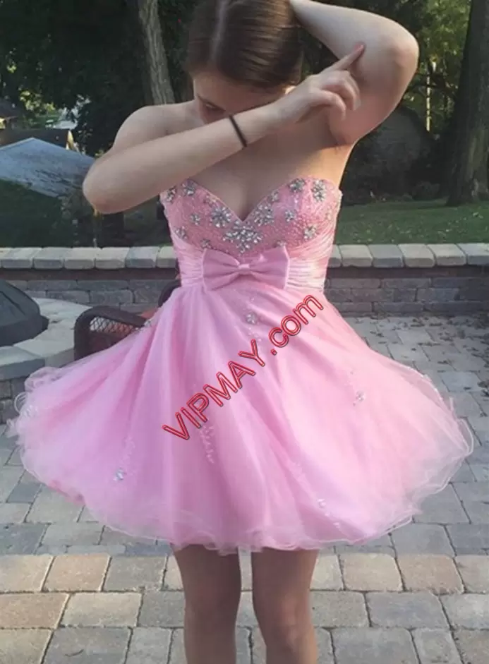 pink prom dress,pink short prom dress,short prom dress,mini length prom dress,tulle prom dress,prom dress under 100,