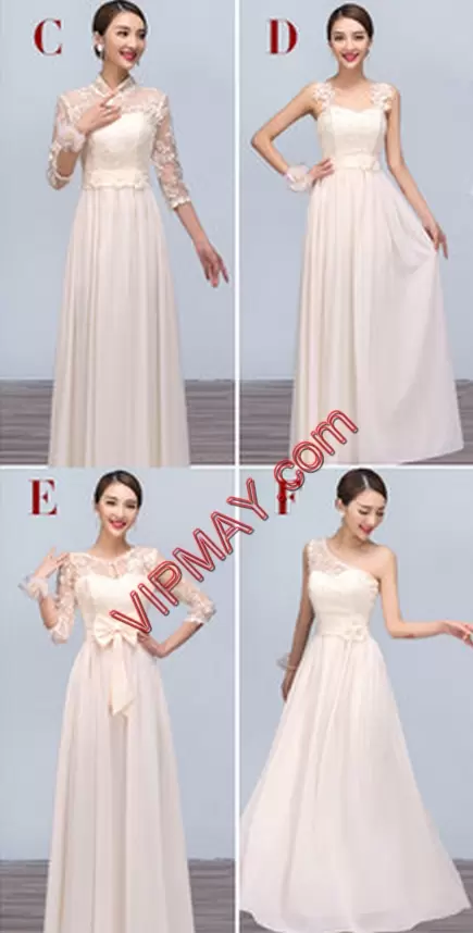 Fine Pink Lace Up Scoop Lace Homecoming Gowns Chiffon Sleeveless