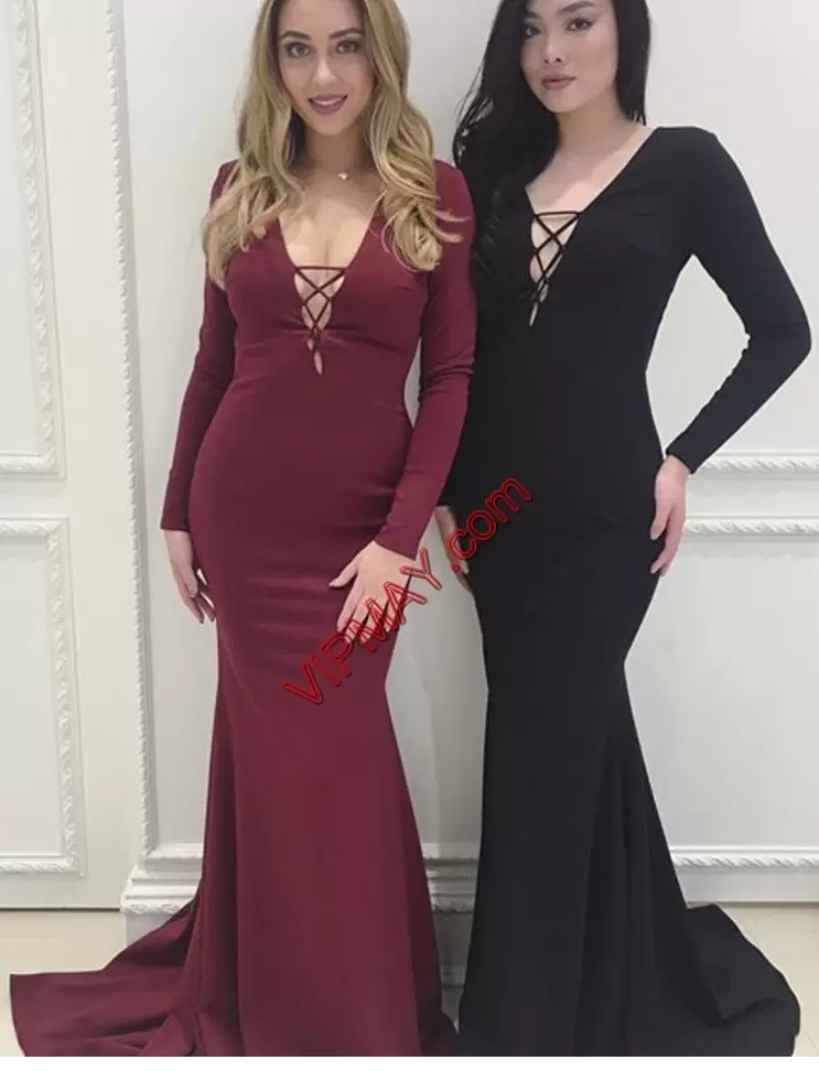 burgundy mother of the bride dress with sleeves,long sleeve tight burgundy dress,burgundy homecoming dress,designer homecoming dress custom made,deep v neckline homecoming dress,long sleeve flowy homecoming dress,long sleeve tight maroon dress,long sleeve long homecoming dress,long sleeve mermaid formal dress,long sleeve mermaid dress,mermaid bodycon homecoming dress,