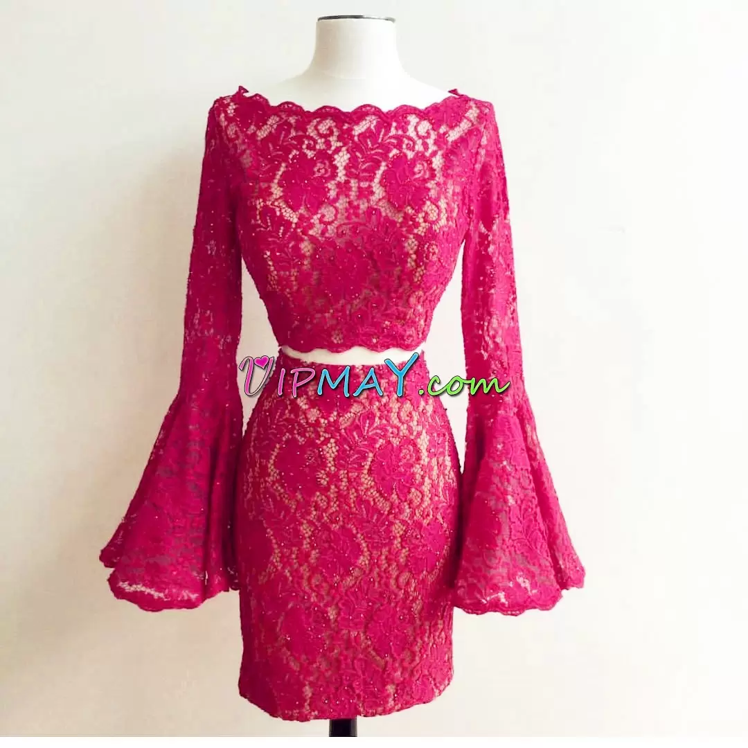 bell sleeve lace prom dress,vintage bell sleeve prom dress,long sleeve short prom dress cheap,long sleeve occasion maxi prom dress,cheap two piece formal dress,cheap two piece short prom dress,lace bodice short prom dress,vintage lace short prom dress,sleeveless pencil prom dress,