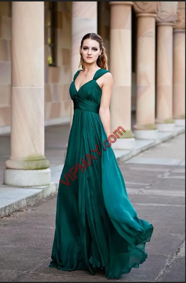 Customized Dark Green Homecoming Gowns Prom and Party with Ruching Sweetheart Sleeveless Lace Up