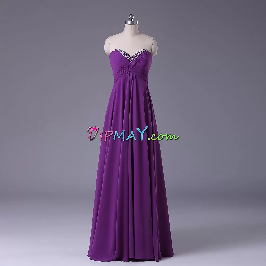 Custom Made Sleeveless Sweetheart Beading and Ruching Lace Up Evening Dress