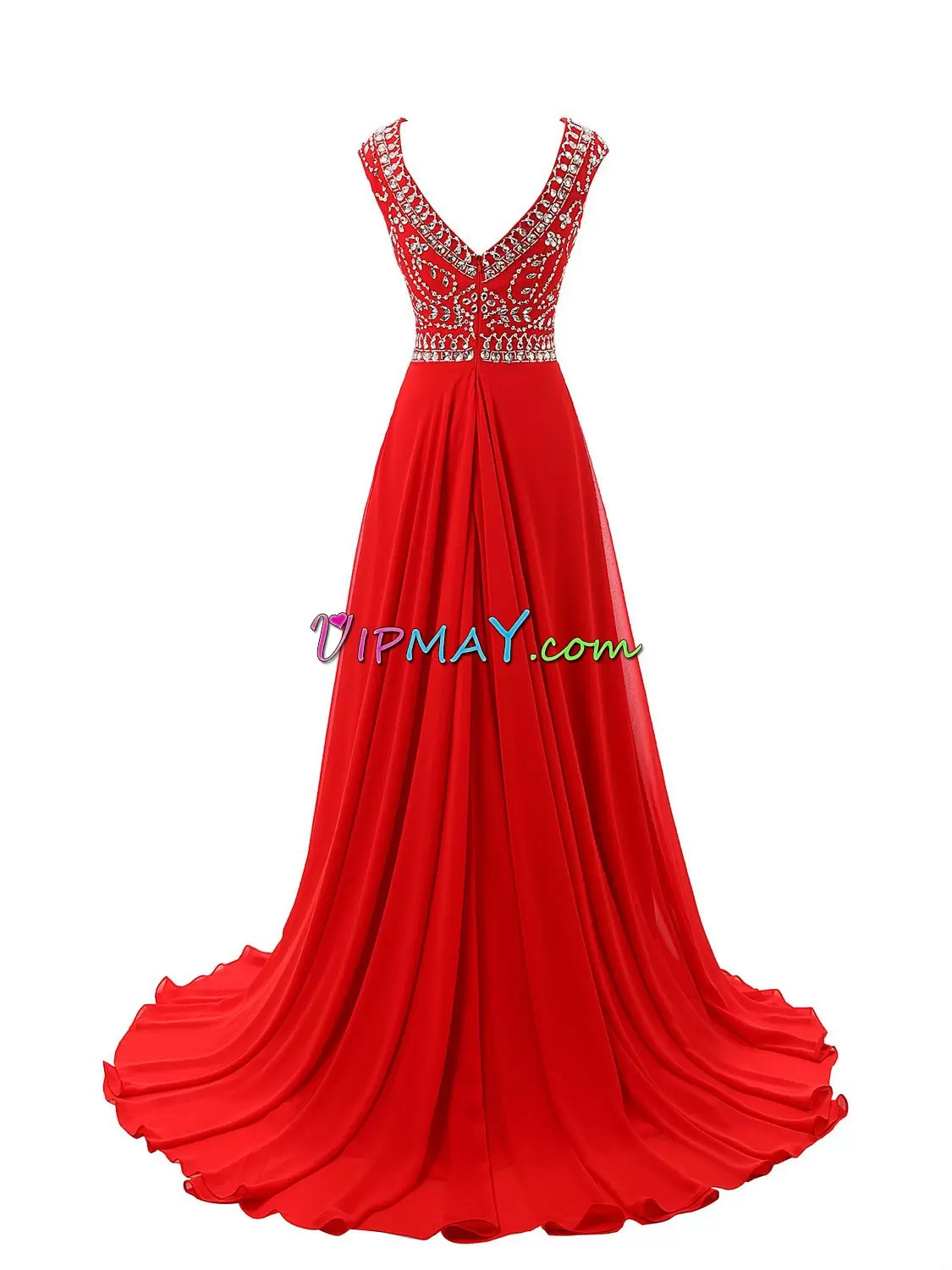 Cute White and Red Sleeveless Floor Length Beading and Lace Lace Up Homecoming Dresses Sweetheart