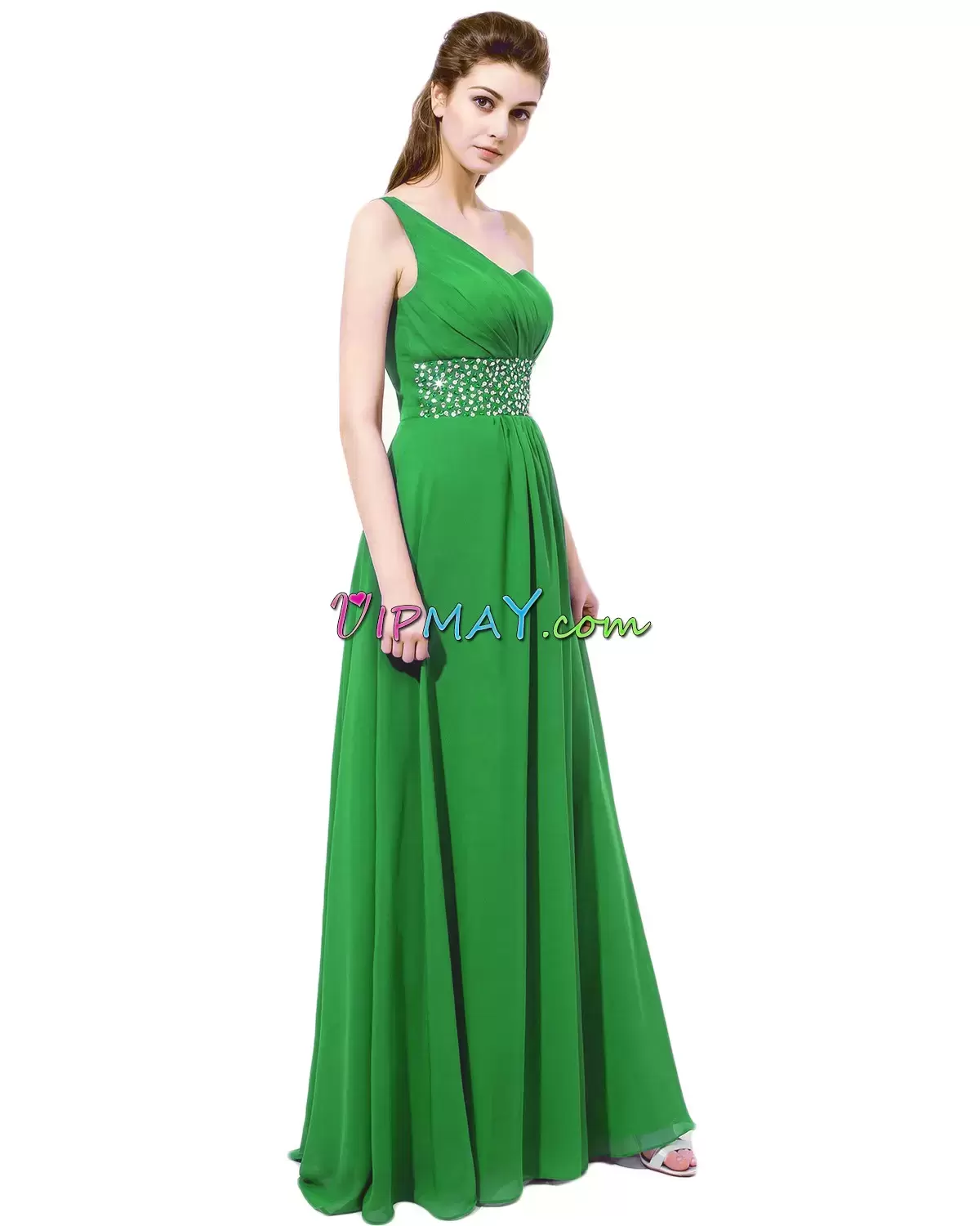 one shoulder homecoming dress,chiffon mother of the groom dress,chiffon party dress for womens,emerald green homecoming dress,