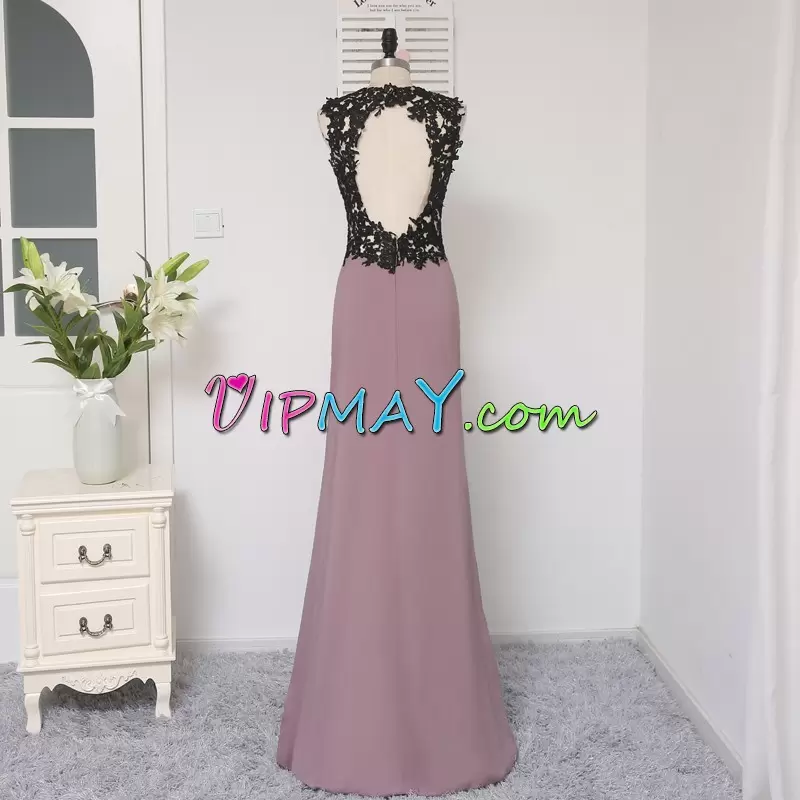 Classical Black Lace Up Sweetheart Beading and Lace Prom Dress Satin Sleeveless Sweep Train