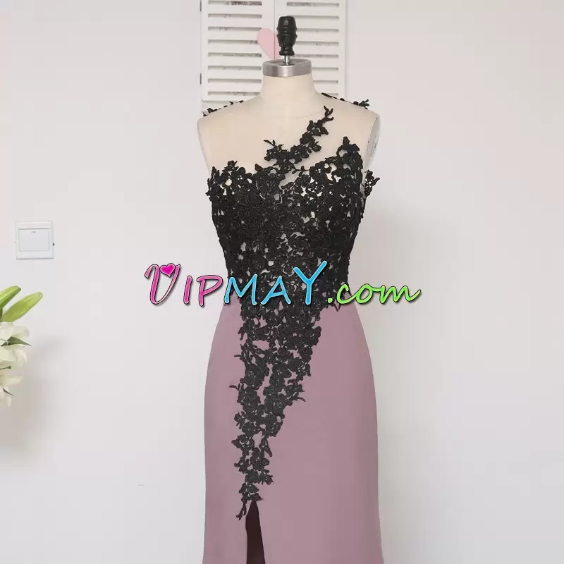 Classical Black Lace Up Sweetheart Beading and Lace Prom Dress Satin Sleeveless Sweep Train