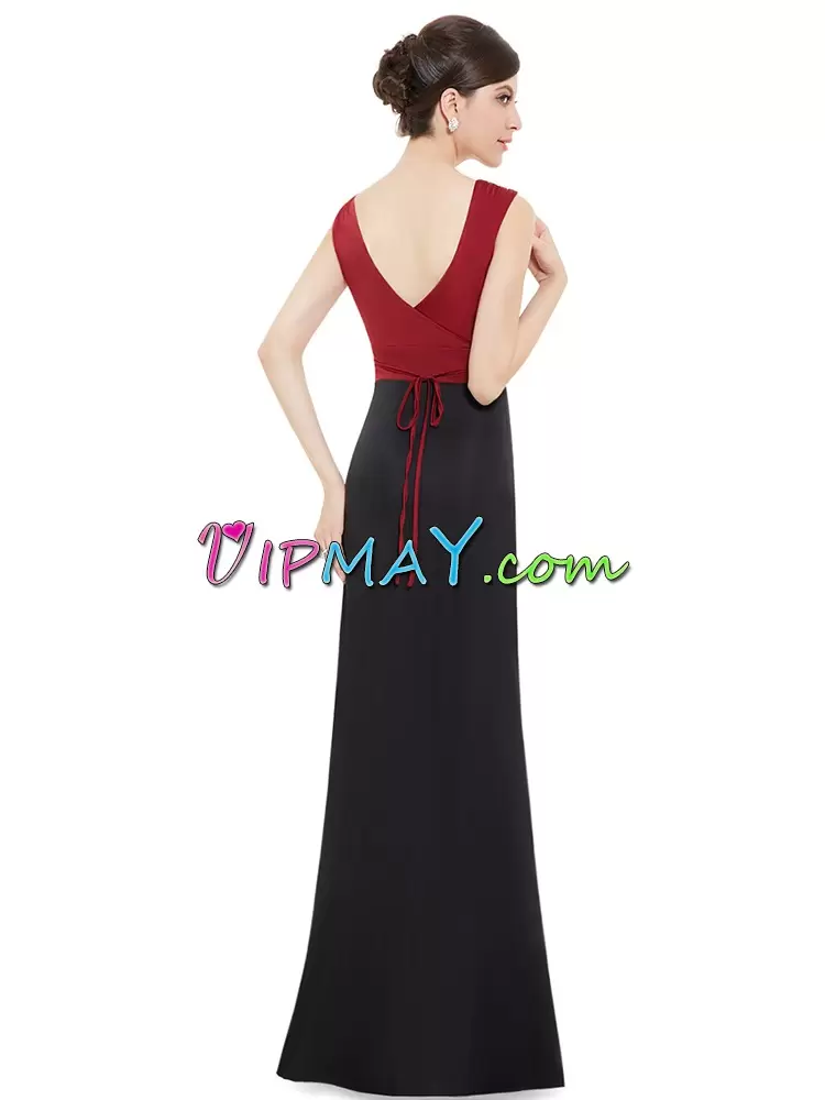 Enchanting Sleeveless Straps Ruching Side Zipper Dress for Prom