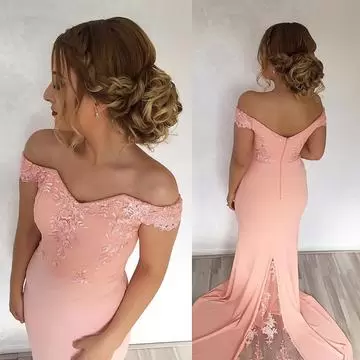 Sleeveless Chiffon Brush Train Zipper Hoco Dress in Pink with Lace and Appliques