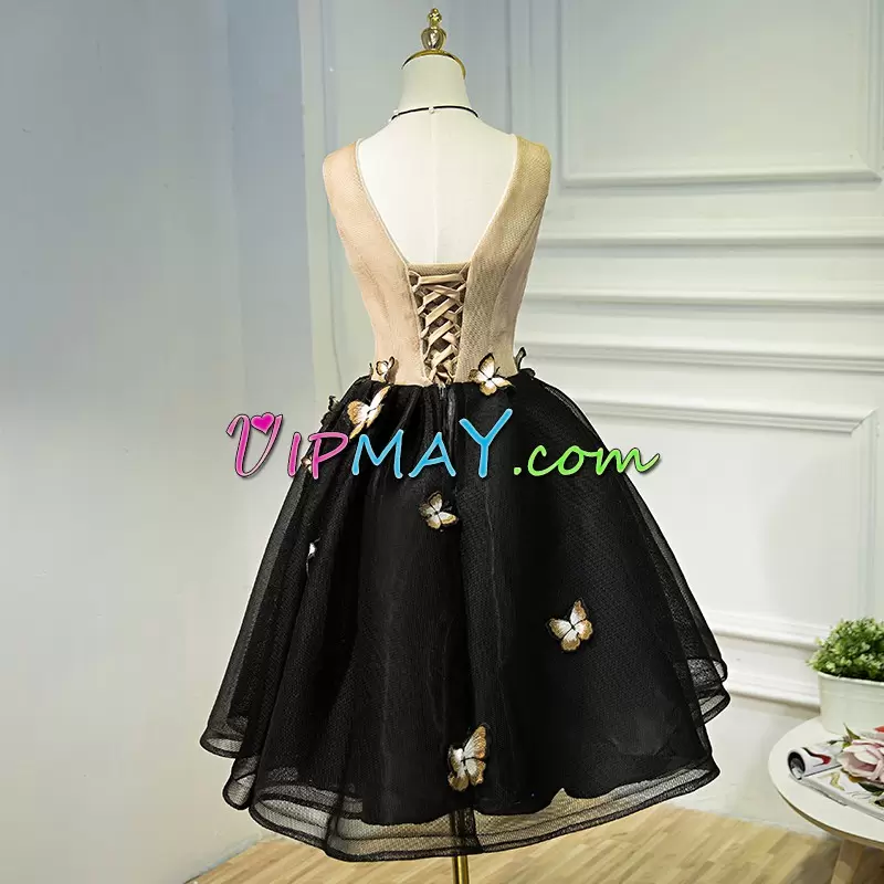low price prom dress,prom dress with butterflies,butterfly formal dress,simple short black prom dress,short black prom dress under 100,nude color cocktail dress,nude color short prom dress,see through bodice prom dress,see through prom dress pictures,sheer corset prom dress,sheer sweetheart prom dress,