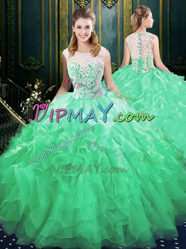 quinceanera dress with see though neckline,short and long quinceanera dres,high low quinceanera dress,detachable quinceanera dress,removable skirt quinceanera dress,convertible quinceanera dress,traditional quinceanera dress,sweet 16 dress with see though neckline,illusion quinceanera dress,illusion sweet 16 dress,light green quinceanera dress,lime green quinceanera dress,