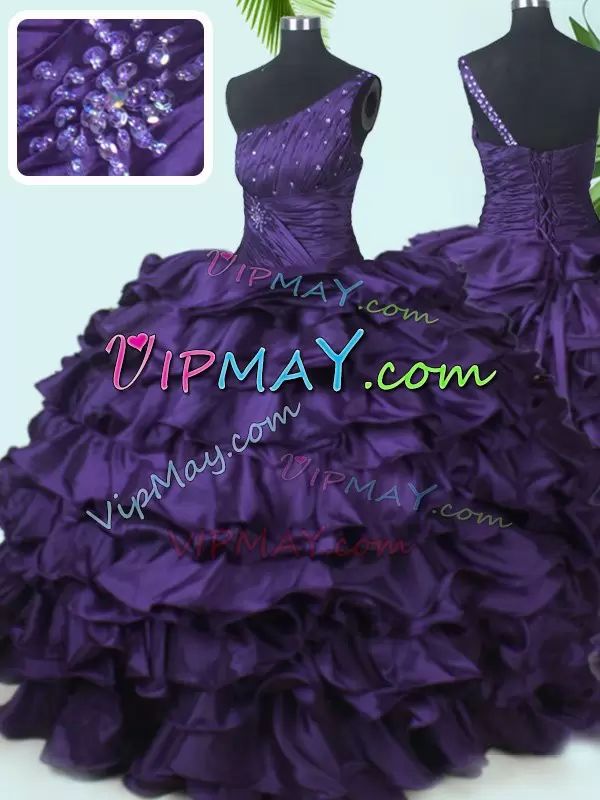 purple sweet 16 dress,