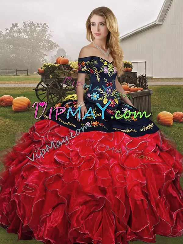 black and red quinceanera dress,red quinceanera dress,black quincenanera dress,colorful quinceanera dress,quinceanera dress with embroidery,western style quinceanera dress,embroidered quinceanera dress,off the shoulder quinceanera dress,two piece quinceanera dress,quinceanera dress wholesale,quinceanera dress under 300,