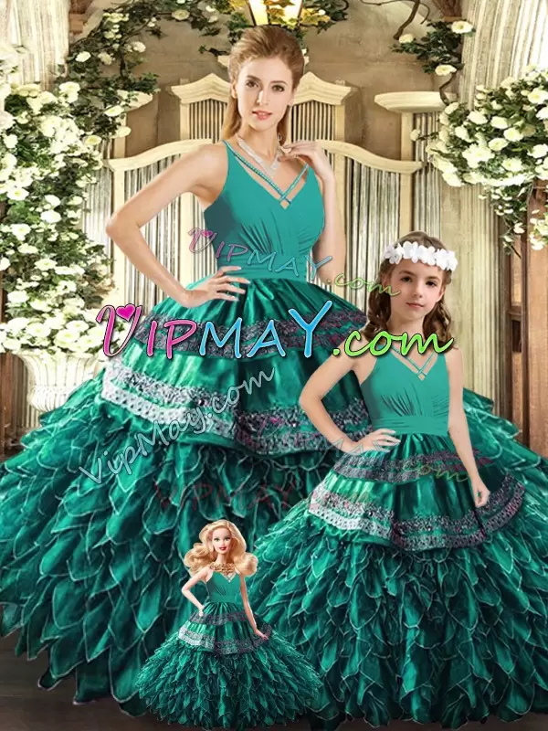 turquoise quinceanera dress tumblr,quinceanera dress turquoise ball gown,turquoise quinceanera dress,organza and satin quinceanera dress,ruffled organza quinceanera dress,ruffled layers quinceanera dress,little girl pageant dress with straps,quince dress with straps,quinceanera package,