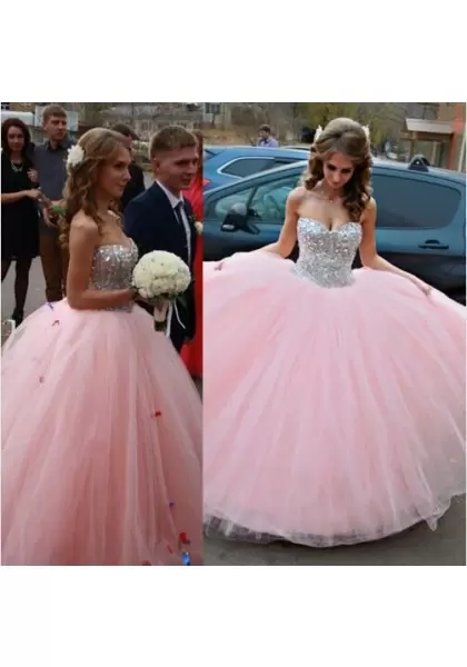 Unique Pink Tulle Lace Up Sweetheart Sleeveless Floor Length Sweet 16 Quinceanera Dress Beading