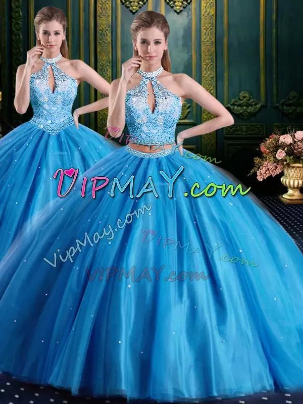 sweet 16 baby blue dresses