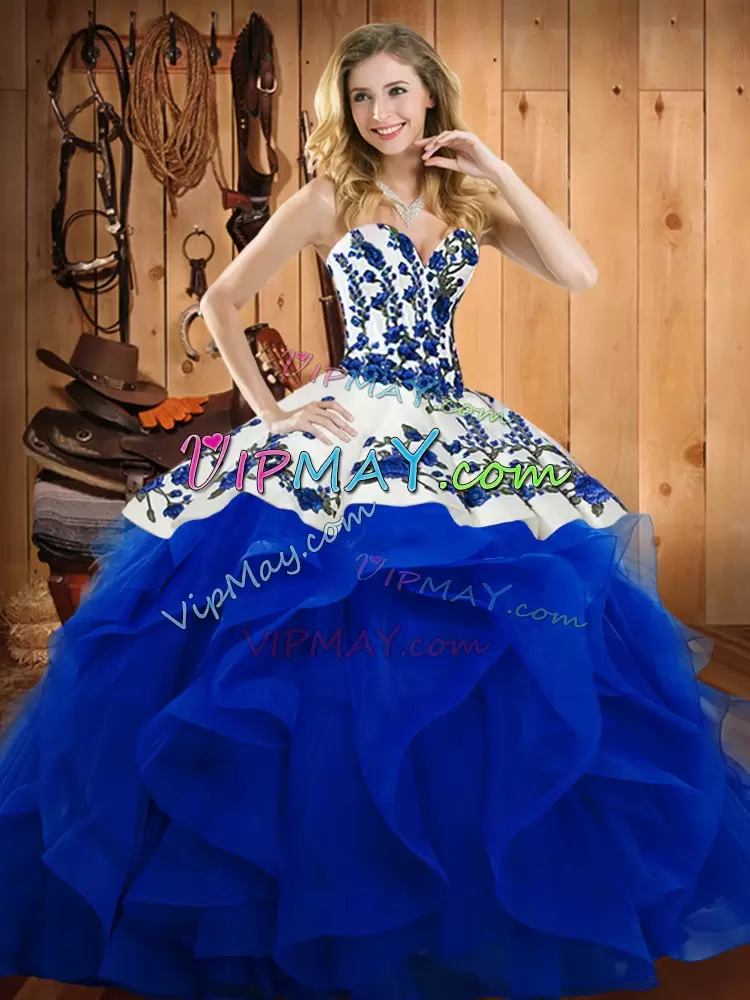 royal blue sweet 16 dress,