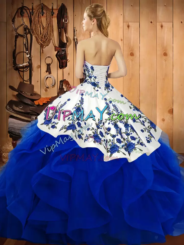 royal blue sweet 16 dress,