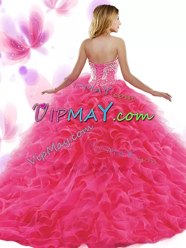 strapless sweetheart quinceanera dress,ruffled quinceanera dress,