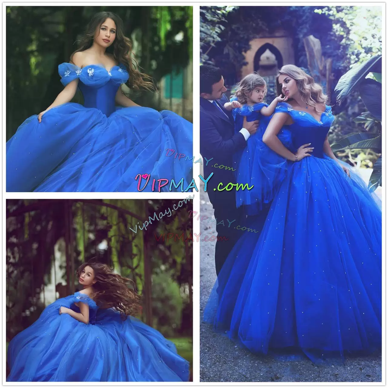 Sweet Royal Blue Sleeveless Tulle Lace Up Ball Gown Prom Dress for Sweet 16 and Quinceanera