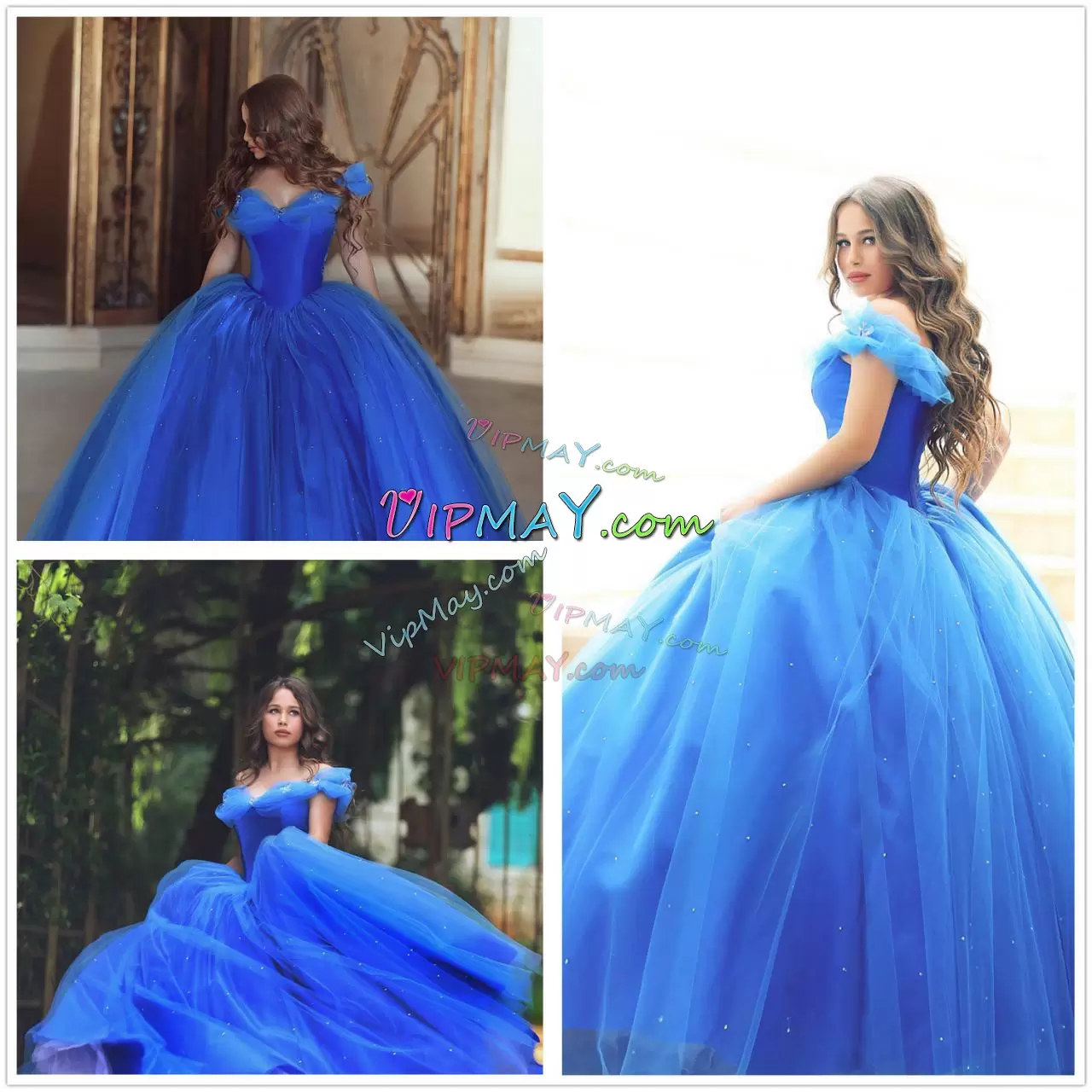 Sweet Royal Blue Sleeveless Tulle Lace Up Ball Gown Prom Dress for Sweet 16 and Quinceanera