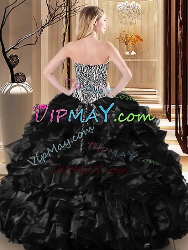 quinceanera zebra print dress,