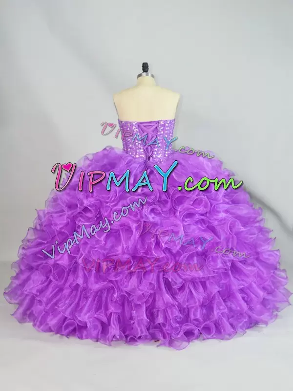 purple sweet 16 dress,