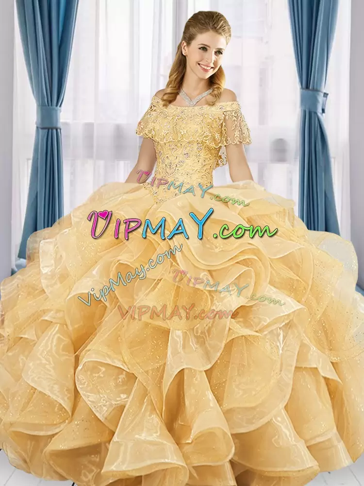 quinceanera dress with ruffles,