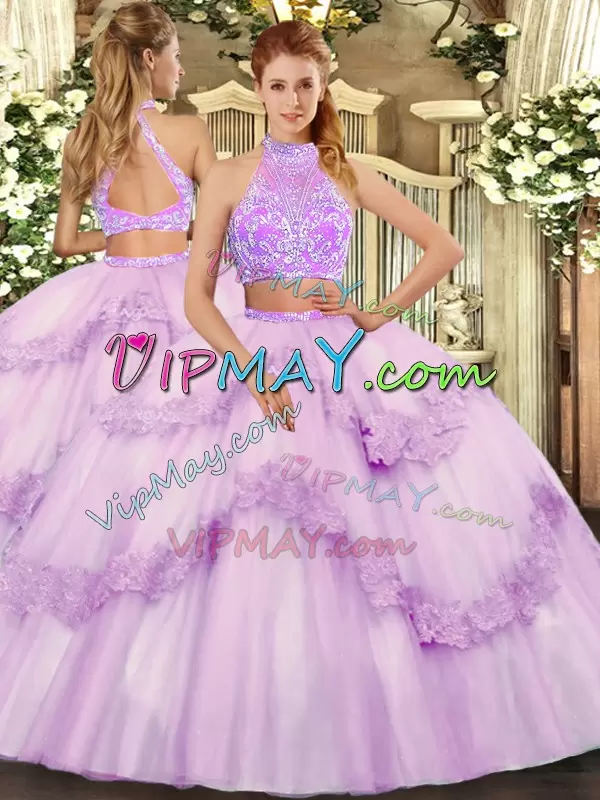 Sleeveless Sweetheart Beading and Lace and Ruffles Criss Cross Quinceanera Dress