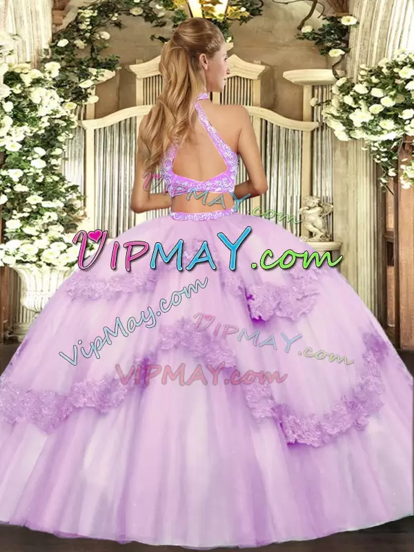 Sleeveless Sweetheart Beading and Lace and Ruffles Criss Cross Quinceanera Dress