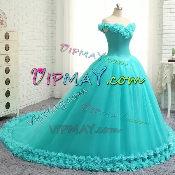 aqua blue quinceanera dress,aqua green quinceanera dress,quinceanera dress with long train,off the shoulder quinceanera dress,tulle quinceanera dress,puffy quinceanera dress,quinceanera dress with sleeves,quinceanera dress with 3d flowers,lace back up quinceanera dress,aqua blue sweet 16 dress,ball gown quinceanera dress,quinceanera dress wholesale,quinceanera dress 2020,