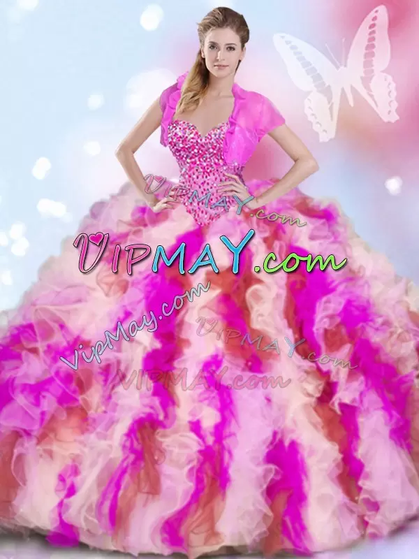 quinceanera dress with ruffles,