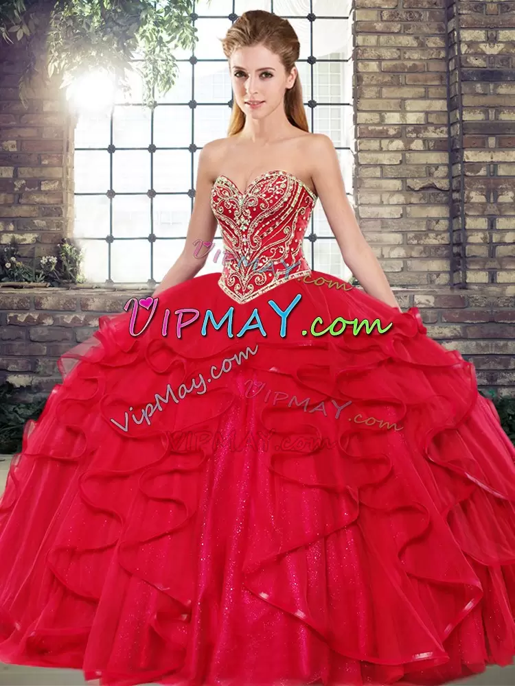 quinceanera dress with ruffles,