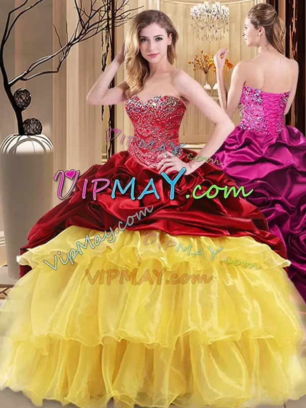 quinceanera dress with ruffles,