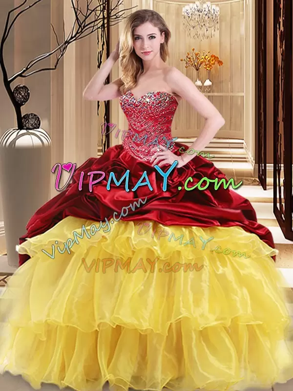 quinceanera dress with ruffles,