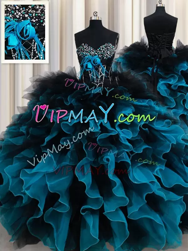 quinceanera dress without persons,blue and black quinceanera dress,quinceanera dress with ruffles,quinceanera dress for sale with flowers,