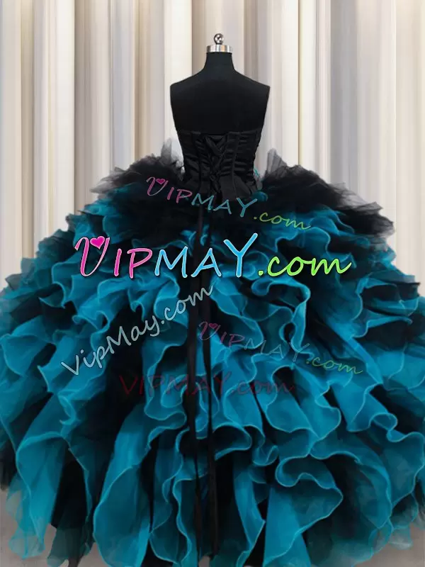 quinceanera dress without persons,blue and black quinceanera dress,quinceanera dress with ruffles,quinceanera dress for sale with flowers,