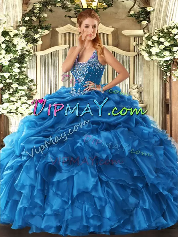 modest quinceanera dress with straps,