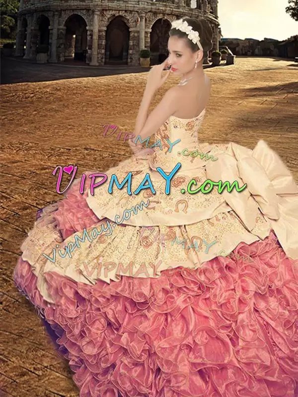 quinceanera dress with horseshoe,