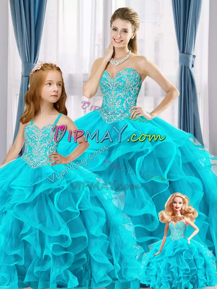 quinceanera package,strapless quinceanera aqua dress,aqua colored quinceanera dress,tulle and stain quinceanera dress,tulle quinceanera dress,ruffled skirt quinceanera dress,little girl pageant dress with embroidery,embroidery quinceanera dress,