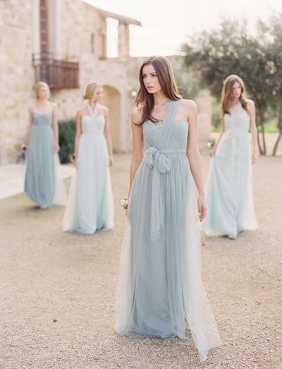 one shoulder bridesmaids dress,