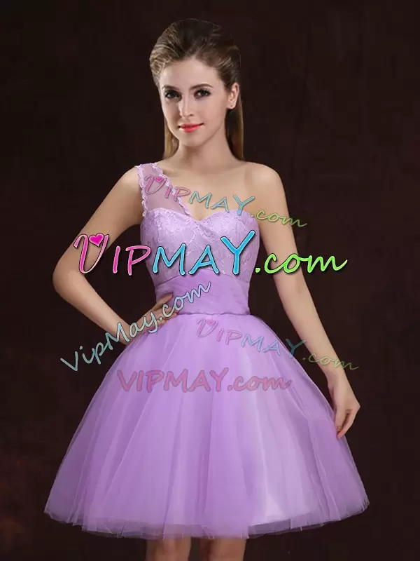 Short Purple Dama Dresses