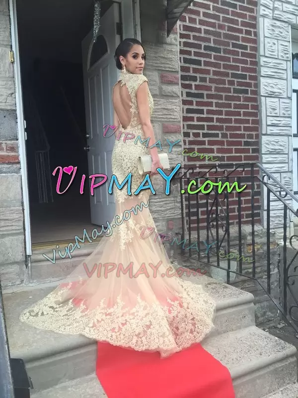 Custom Made Sweetheart Sleeveless Satin and Organza Wedding Dress Beading and Lace Sweep Train Lace Up