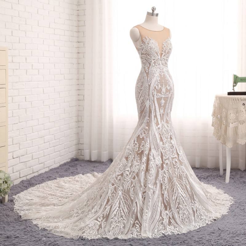 Enchanting White Sleeveless Sweep Train Clasp Handle Bridal Gown for Wedding Party